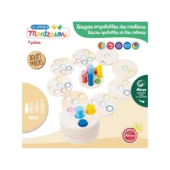 Puzzle empilable des couleurs