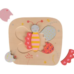 Puzzle en bois papillon 8 pièces