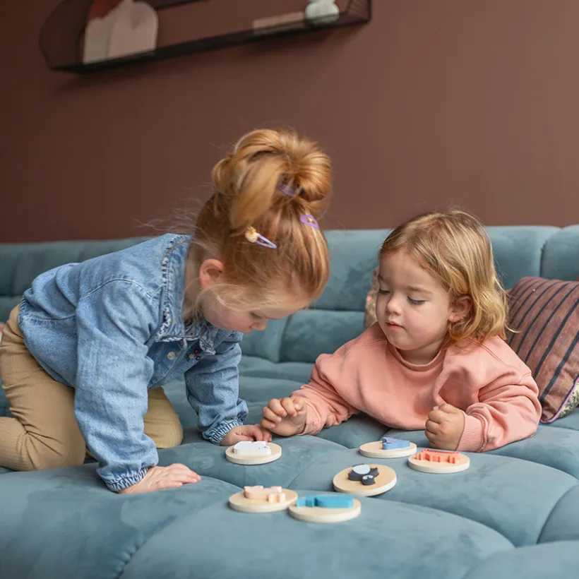 Puzzle formes d'animaux en bois
