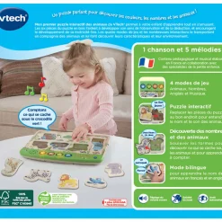 Puzzle interactif en bois Mon Premier Puzzle des Animaux