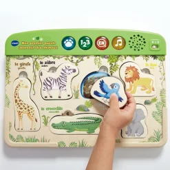 Puzzle interactif en bois Mon Premier Puzzle des Animaux