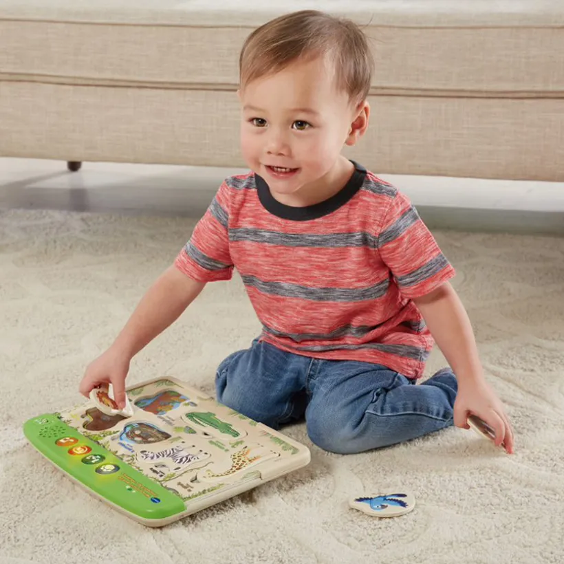 Puzzle interactif en bois Mon Premier Puzzle des Animaux