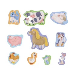 Puzzle les animaux de la ferme