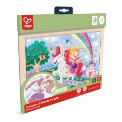 Puzzle licorne à colorier 2 en 1