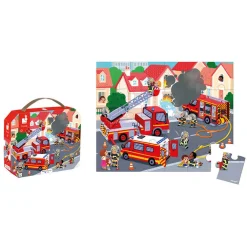 Puzzle 24 pièces Pompiers