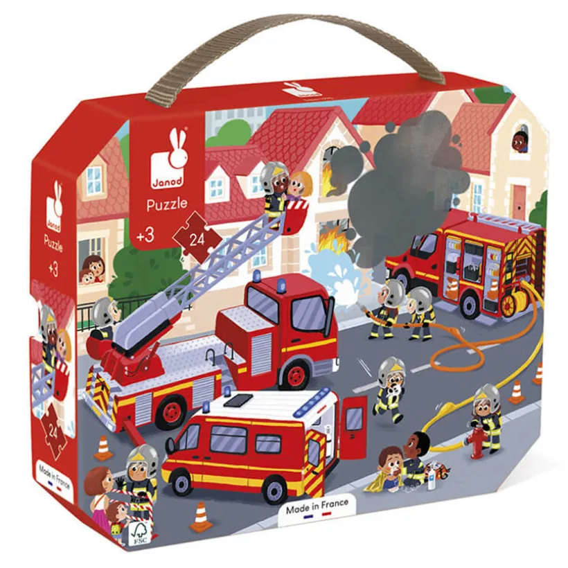 Puzzle 24 pièces Pompiers