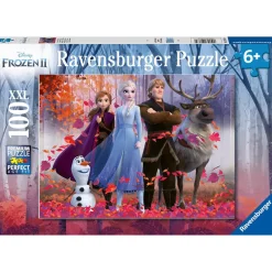 Puzzle 100 Pièces XXL La Magie Forêt La Reine des Neiges 2