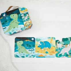 4 puzzles évolutifs dinosaures 6 à 16 pcs