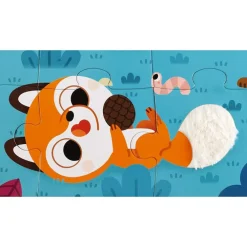 Puzzle tactile Les animaux de la forêt 20 pièces