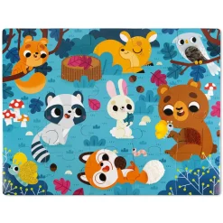 Puzzle tactile Les animaux de la forêt 20 pièces