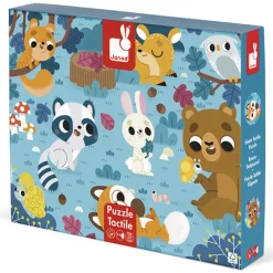Puzzle tactile Les animaux de la forêt 20 pièces