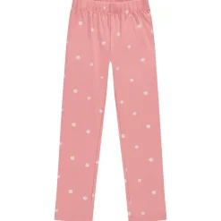 Pyjama 2 pièces avec t-shirt à volants + bas imprimé pour fille