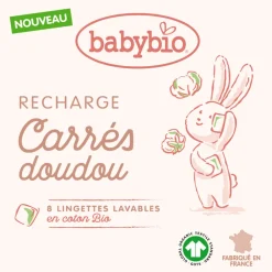 Recharge de 8 lingettes lavables