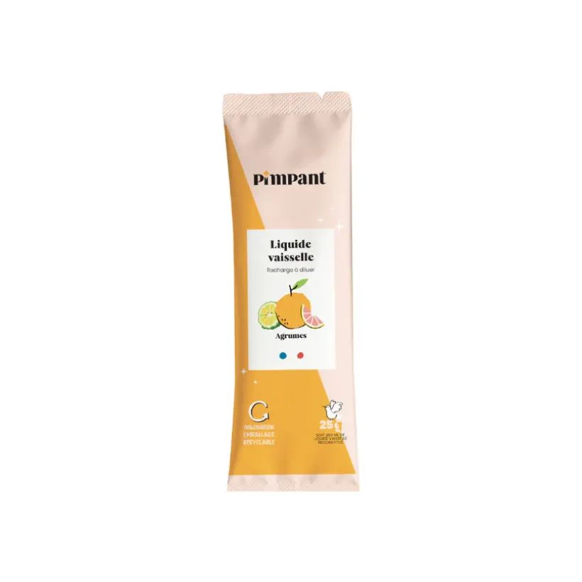 Recharge de liquide vaisselle agrumes 250 ml