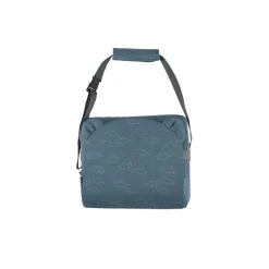 Réhausseur de chaise en toile déperlante imprimé dinosaures - Bleu