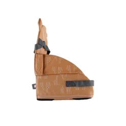 Réhausseur de chaise en toile déperlante imprimé girafes - Ocre