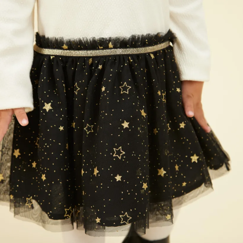 Robe bi-matière avec patch Harry Potter Warner pour bébé fille