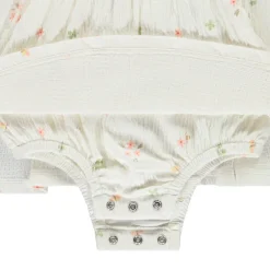 Robe body effet 2 en 1 manches courtes fantaisie pour bébé fille