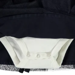 Robe body manches longues effet 2 en 1 bi-matière pour bébé fille