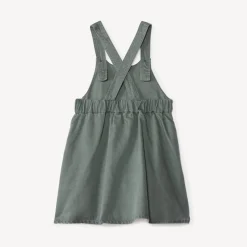 Robe à bretelles croisées et nœud pour bébé fille