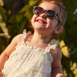 Robe à bretelles en tulle brodée ailes de papillon dans le dos pour bébé fille
