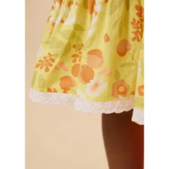 Robe à bretelles imprimé fleurs pour bébé fille