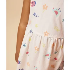 Robe débardeur en jersey imprimé fantaisie pour bébé fille