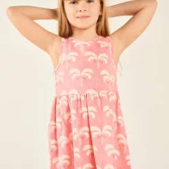 Robe débardeur imprimé fantaisie pour fille