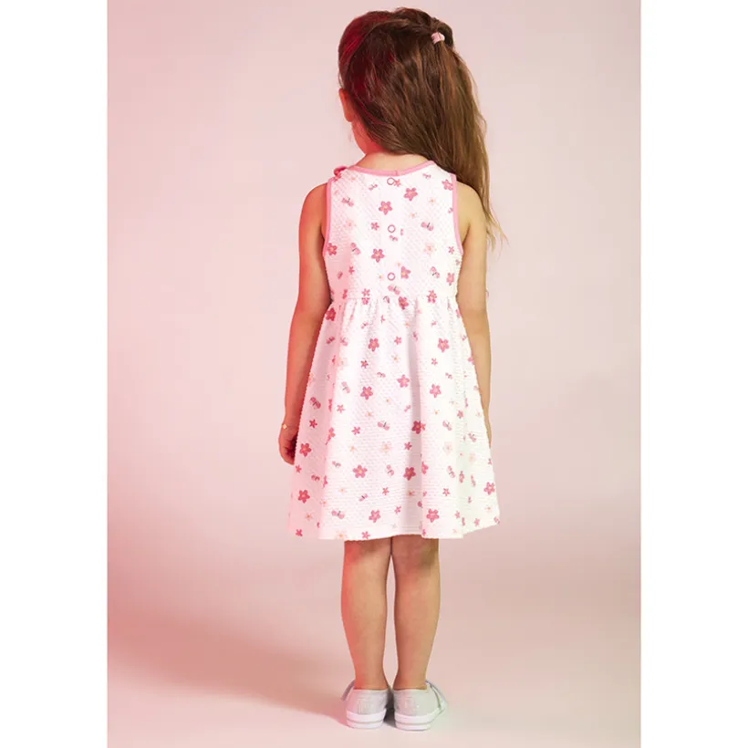 Robe débardeur imprimé fleuri pour bébé fille