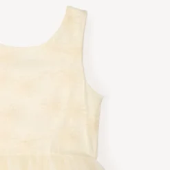 Robe de cérémonie en satin et tulle fleuri pour fille