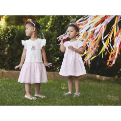 Robe de cérémonie irisée pour bébé fille