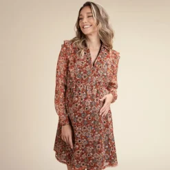 Robe de grossesse et d'allaitement imprimé floral