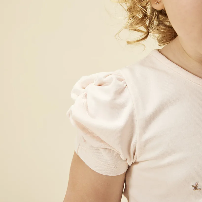 Robe effet 2 en 1 à tulle imprimé papillons pour bébé fille