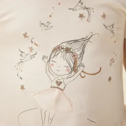 Robe effet 2 en 1 à tulle imprimé papillons pour bébé fille