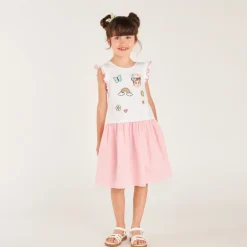 Robe 2-en-1 broderie Bilie Boo pour fille