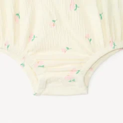 Robe 2-en-1 effet froissé avec imprimé fantaisie pour bébé fille