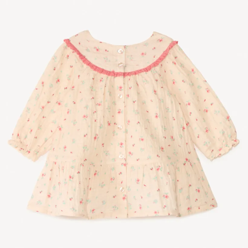 Robe en gaze imprimé fleurs pour bébé fille