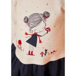 Robe 2 en 1 print fantaisie pour bébé fille