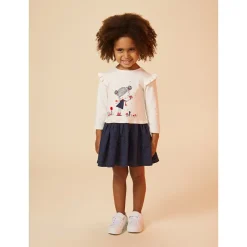 Robe 2 en 1 print fantaisie pour bébé fille
