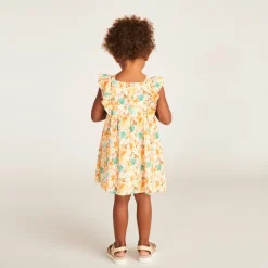 Robe manches courtes imprimée florale pour bébé fille