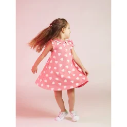 Robe polo en jersey imprimé pour fille