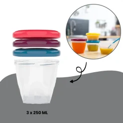 Robot Bundle NutriBaby(+) + 3 Babybols 250 ml - Blanc