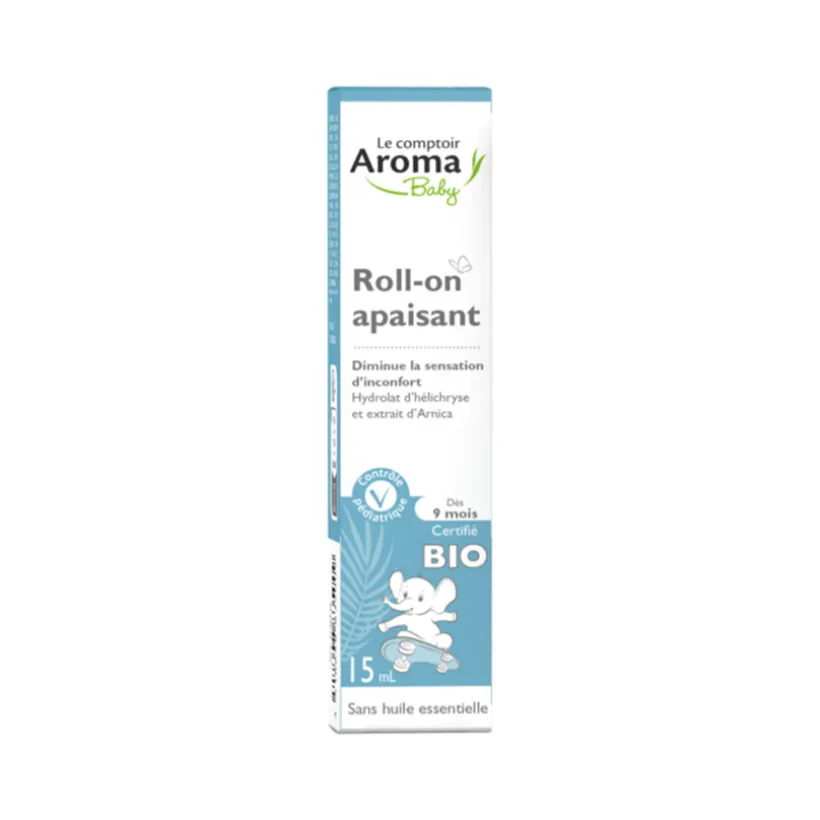 Roll-on arnica apaisant bébé certifié Bio 15 ml