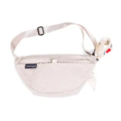 Sac banane Bag on the go Teddy écru effet bouclette