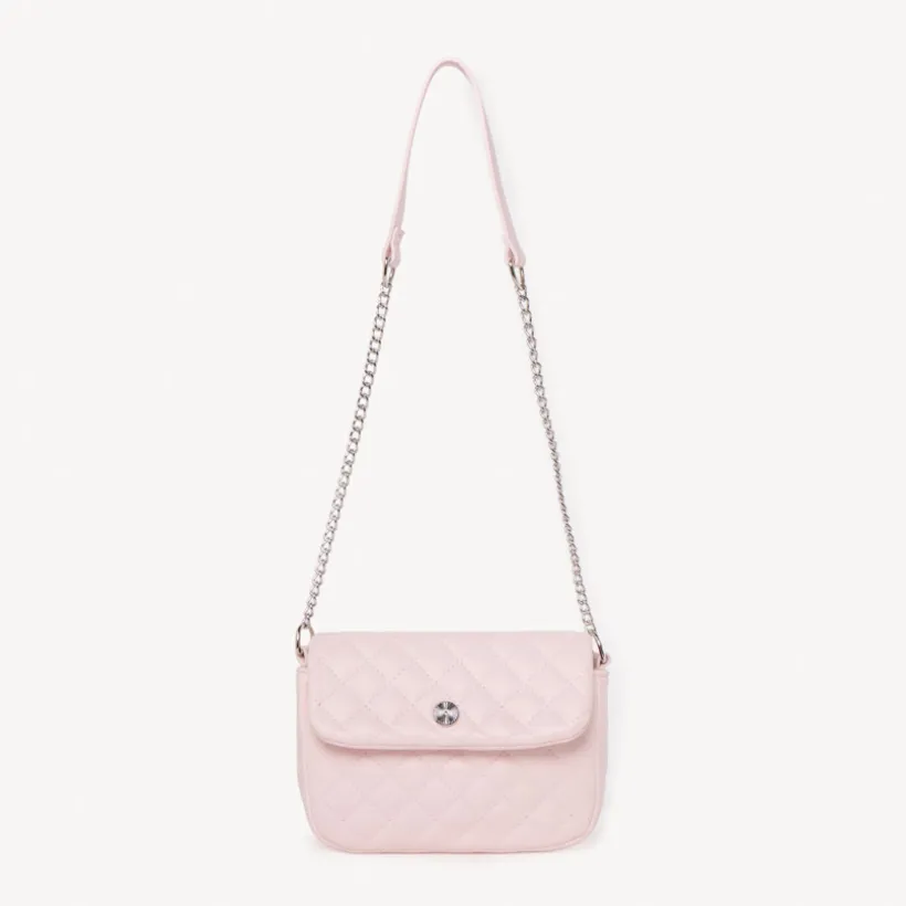 Sac bandoulière effet cuir matelassé pour fille