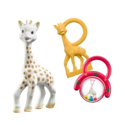 Sac cadeau avec 3 jouets d'éveil Sophie la Girafe