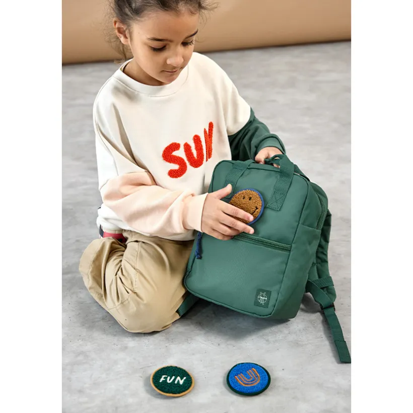 Sac à dos enfant Mini carré Little Gang Vert Foncé