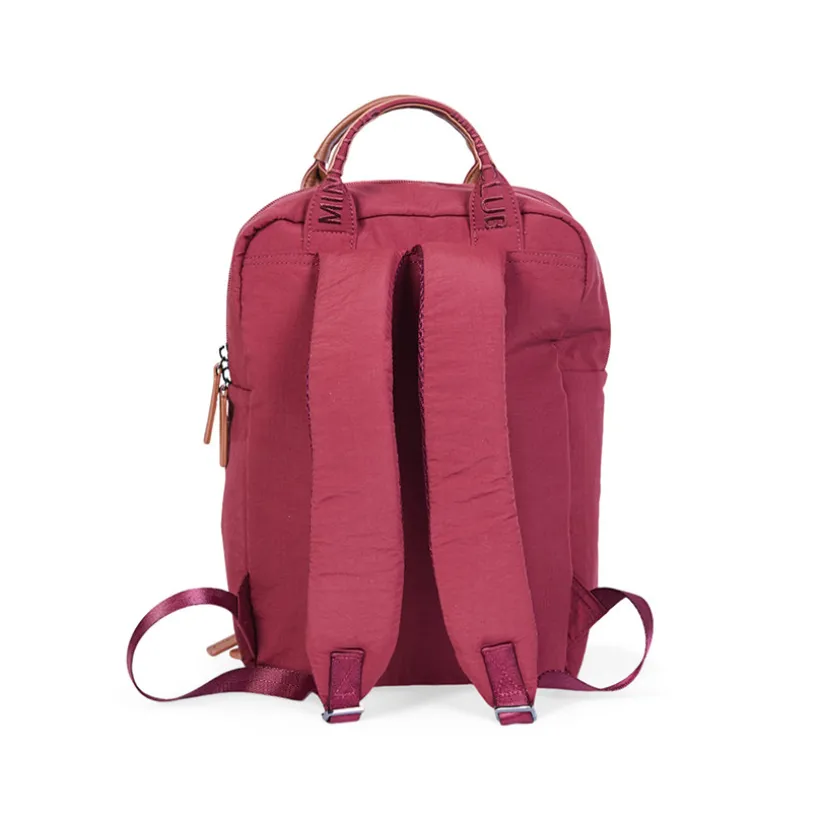 Sac à dos enfant Mini Club Signature urban bordeaux