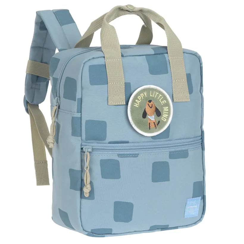Sac à dos enfant Mini Pattern carré Party Bleu