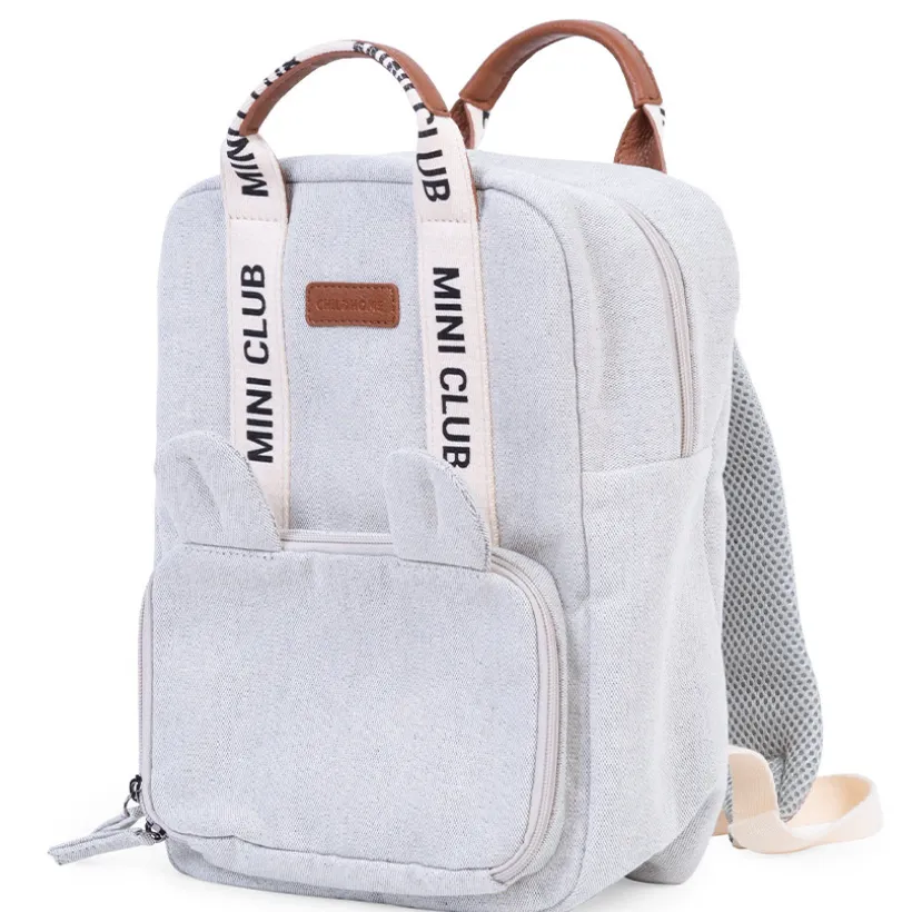 Sac à dos enfants Mini Club Signature Canvas Off White